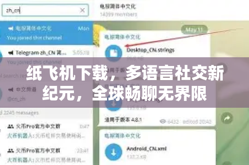 纸飞机下载，多语言社交新纪元，全球畅聊无界限