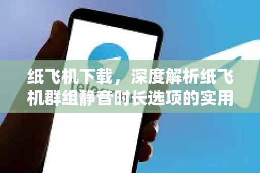 纸飞机下载,深度解析纸飞机群组静音时长选项的实用技巧与常见问答-第1张图片-纸飞机下载官网 - 纸飞机PC桌面版 | 官方下载中心 纸飞机下载,深度解析纸飞机群组静音时长选项的实用技巧与常见问答-第1张图片-纸飞机下载官网 - 纸飞机PC桌面版 | 官方下载中心