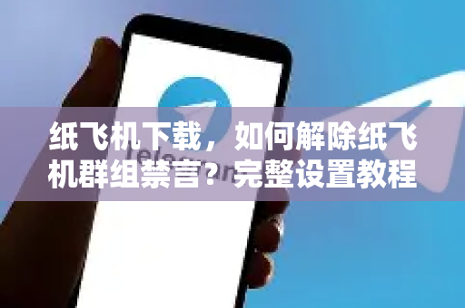 纸飞机下载，如何解除纸飞机群组禁言？完整设置教程-第1张图片-纸飞机下载官网 - 纸飞机PC桌面版 | 官方下载中心