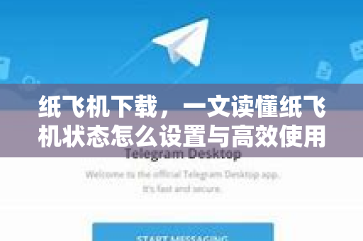 纸飞机下载，一文读懂纸飞机状态怎么设置与高效使用技巧