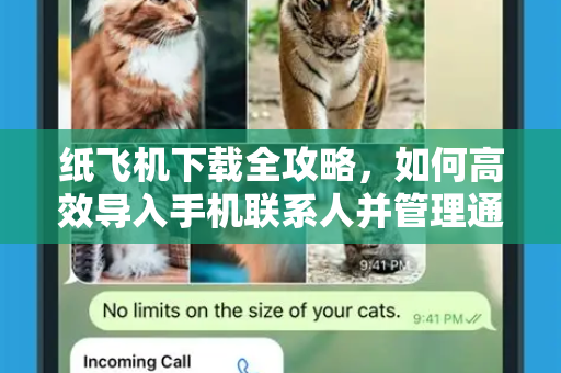 纸飞机下载全攻略,如何高效导入手机联系人并管理通讯录-第1张图片-纸飞机下载官网 - 纸飞机PC桌面版 | 官方下载中心 纸飞机下载全攻略,如何高效导入手机联系人并管理通讯录-第1张图片-纸飞机下载官网 - 纸飞机PC桌面版 | 官方下载中心