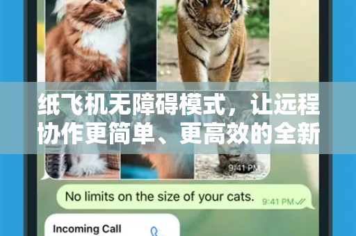 纸飞机无障碍模式,让远程协作更简单、更高效的全新体验-第1张图片-纸飞机下载官网 - 纸飞机PC桌面版 | 官方下载中心 纸飞机无障碍模式,让远程协作更简单、更高效的全新体验-第1张图片-纸飞机下载官网 - 纸飞机PC桌面版 | 官方下载中心