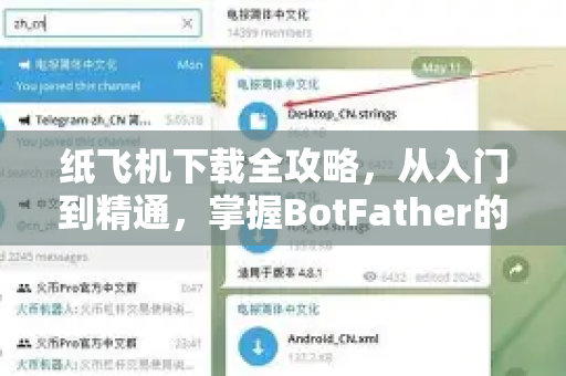 纸飞机下载全攻略，从入门到精通，掌握BotFather的终极玩法